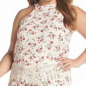 Glamorous Curve Halter Neck Tank Top Blouse